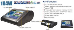 Maitre'D point of sale terminal hardware part
